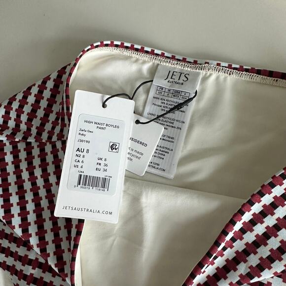 Jets Zarla Geo High Waist Boyleg and  Bandeau set  US 4 New - Picture 6 of 8